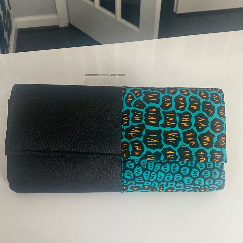 African Print Clutch